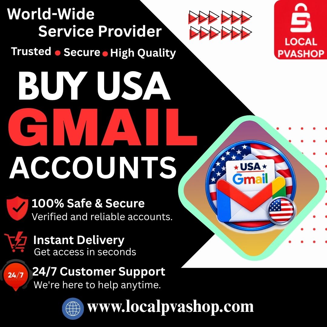 Buy USA Gmail Accounts - 100% Verified, Aged & Secure Emails